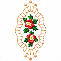 Flowers Embroidery Design 9
